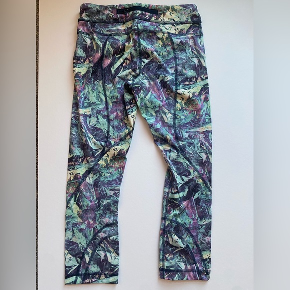 Lululemon Run: Inspire Crop II, Size: 4, Color: Iridescent Multi - Picture 4 of 7